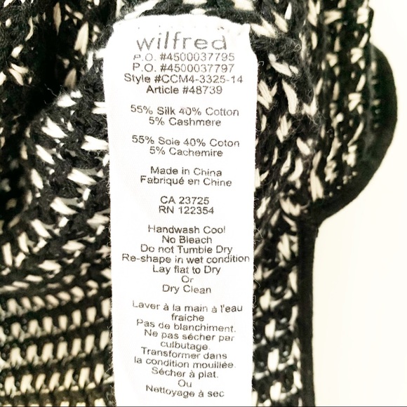 Aritzia Wilfred Papinou Knit Silk Cashmere Sweater - Picture 15 of 16